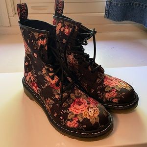 Floral Doc Martens Boots